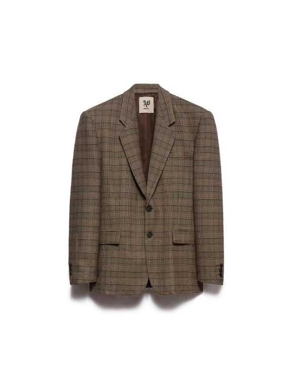 Blazer over cleo quadretti beige - Aniye By