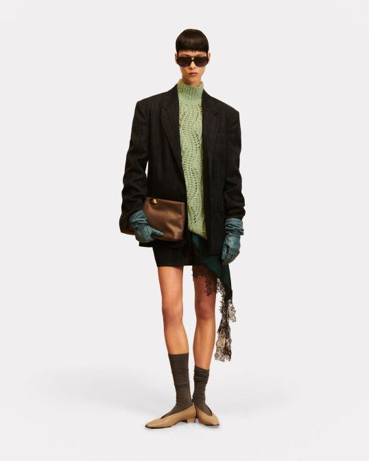 Blazer over seraphine blu check - Aniye by