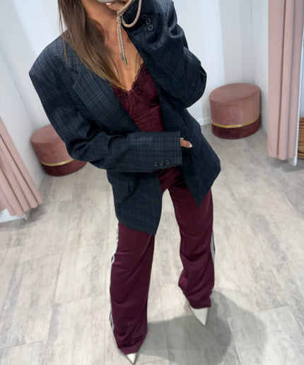 Pantalone tuta Sienna bordeaux - Aniye By