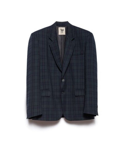 Blazer over seraphine blu check - Aniye by