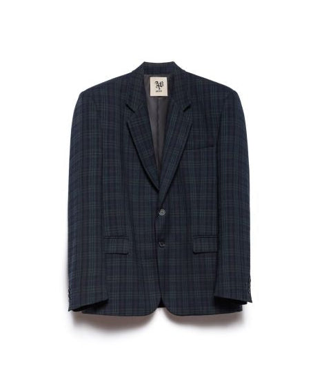 Blazer over seraphine blu check - Aniye by