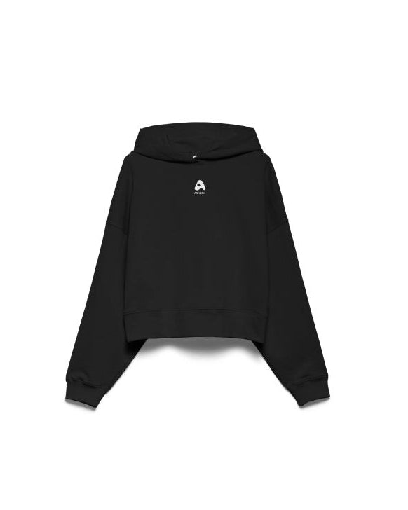Felpa con cappuccio nera - Aniye By