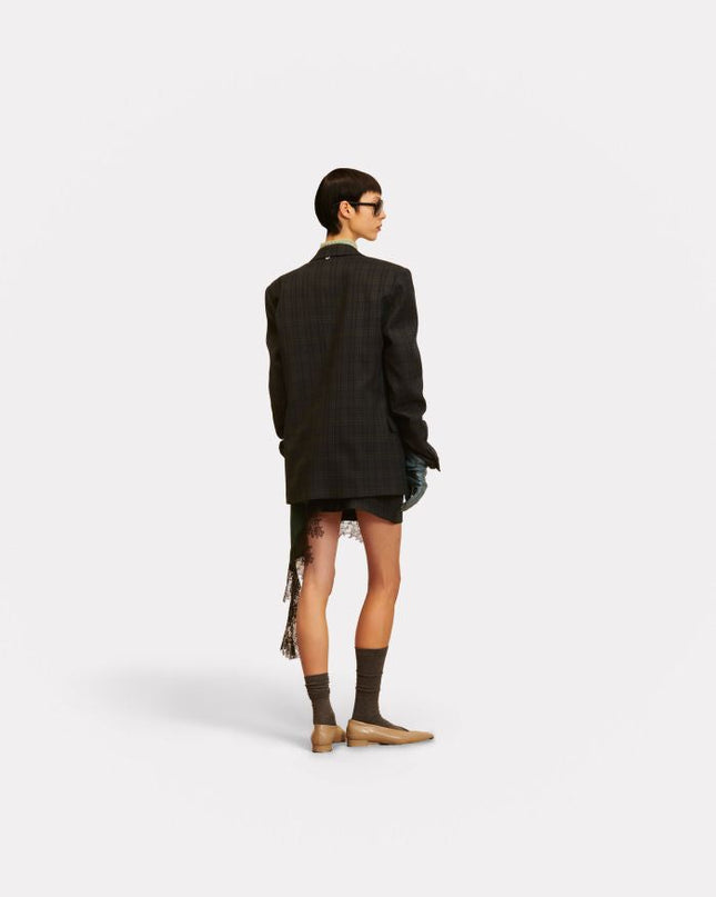Blazer over seraphine blu check - Aniye by
