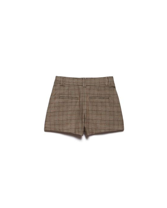 Short cleo quadretti beige - Aniye By