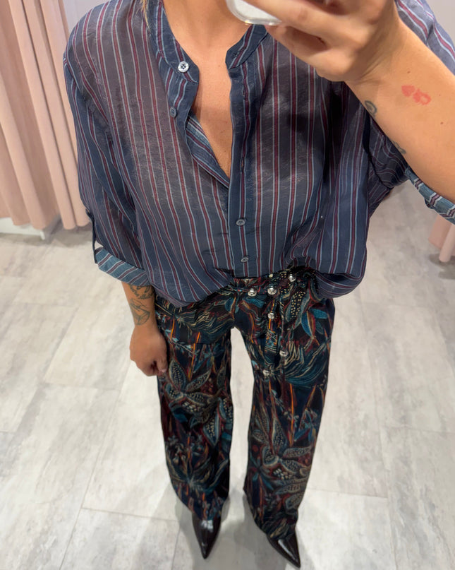 Pantalone fantasia blu NOMAD - Haveone