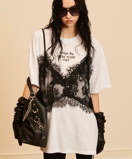 Maxi tee pizzo - Aniye By