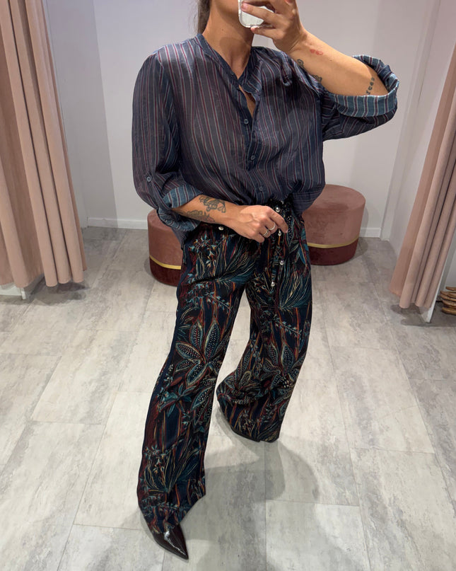 Pantalone fantasia blu NOMAD - Haveone