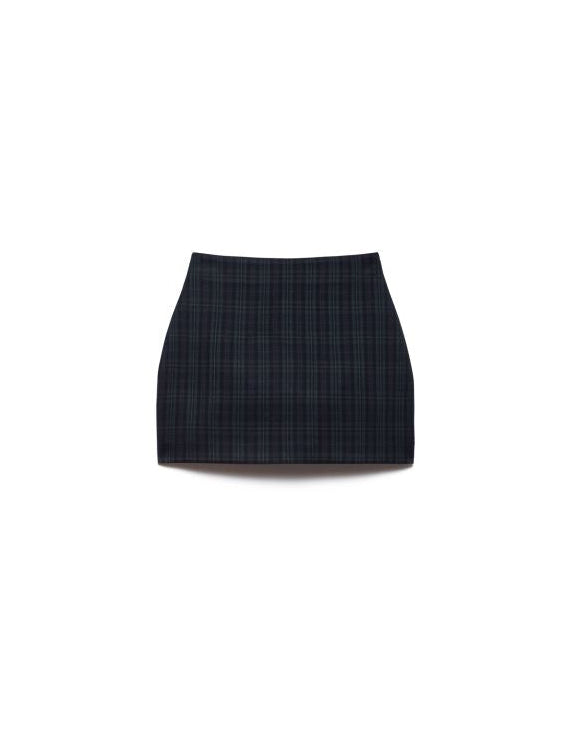 Mini gonna seraphine blu check - Aniye by