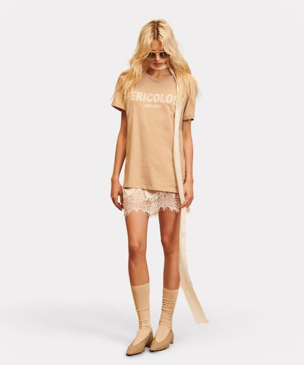 T-shirt beige PERICOLOSA - Aniye By
