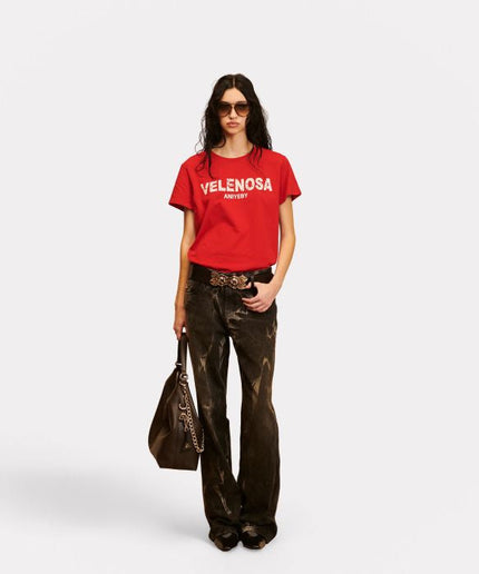T-shirt rossa VELENOSA - Aniye By