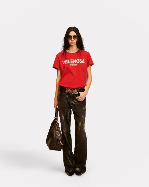 T-shirt rossa VELENOSA - Aniye By