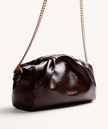 Borsa vernice marrone - Gioseppo