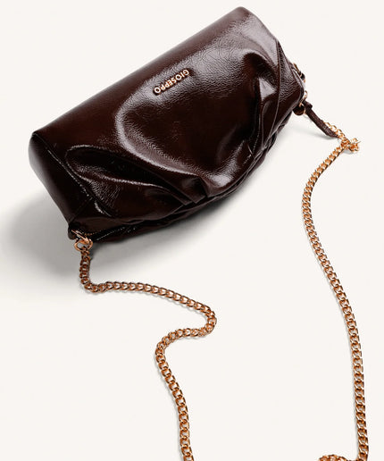 Borsa vernice marrone - Gioseppo