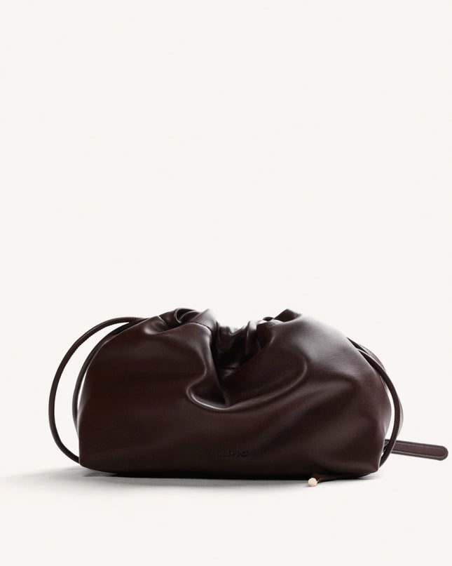 Borsa arricciata marrone - Gioseppo