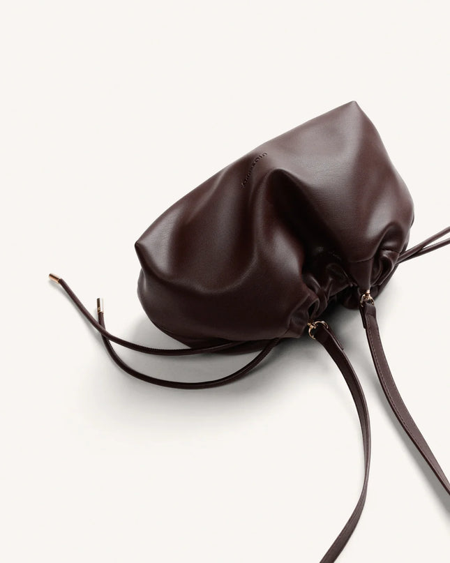 Borsa arricciata marrone - Gioseppo