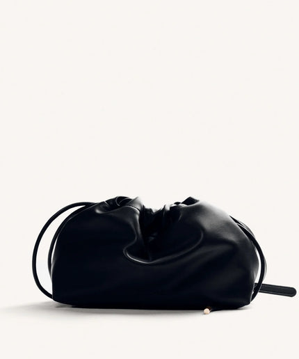 Borsa arricciata nera - Gioseppo
