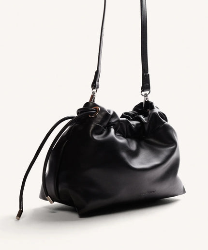 Borsa arricciata nera - Gioseppo