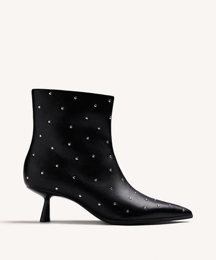 Stivaletto nero con borchie - Gioseppo
