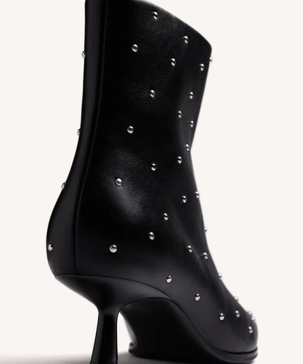 Stivaletto nero con borchie - Gioseppo