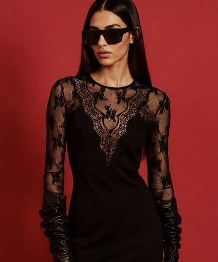 Abito corto on pizzo - Aniye By