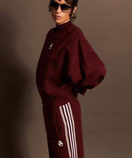 Pantalone tuta bordeaux - Aniye By