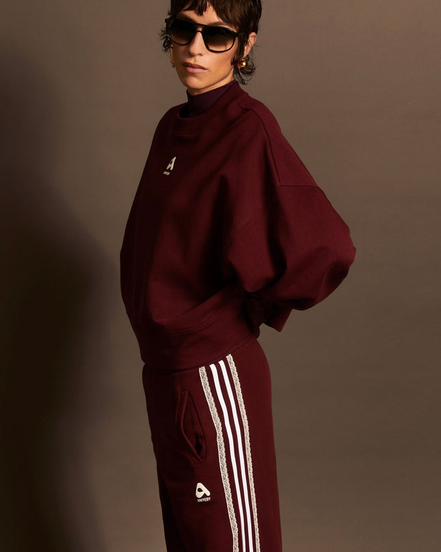Pantalone tuta bordeaux - Aniye By