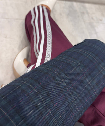Pantalone tuta Sienna bordeaux - Aniye By