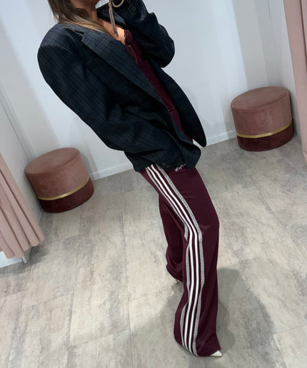 Pantalone tuta Sienna bordeaux - Aniye By