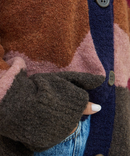 Cardigan multicolor blu - Akep