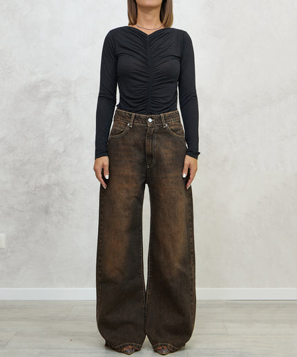 Denim AMELIE marrone - Haveone