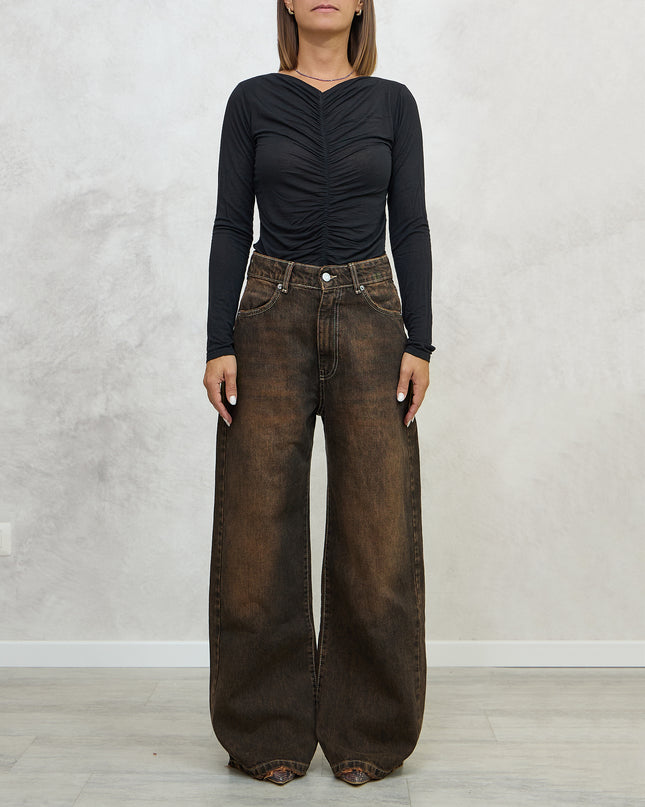 Denim AMELIE marrone - Haveone