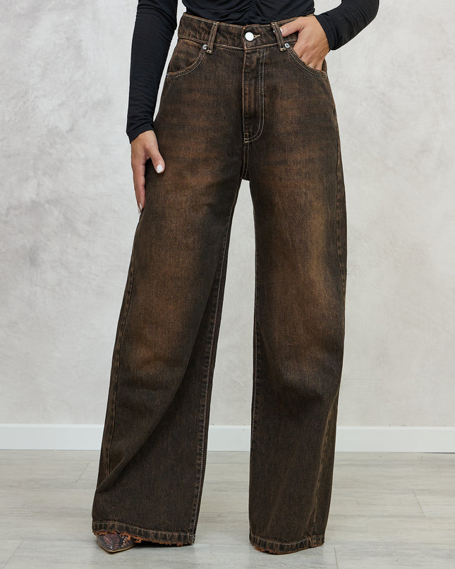Denim AMELIE marrone - Haveone