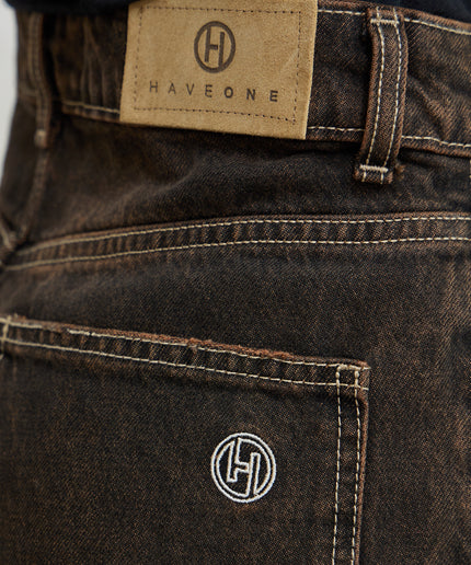 Denim AMELIE marrone - Haveone