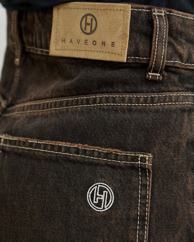 Denim AMELIE marrone - Haveone