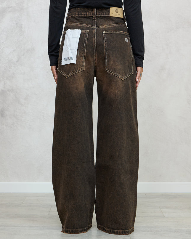 Denim AMELIE marrone - Haveone