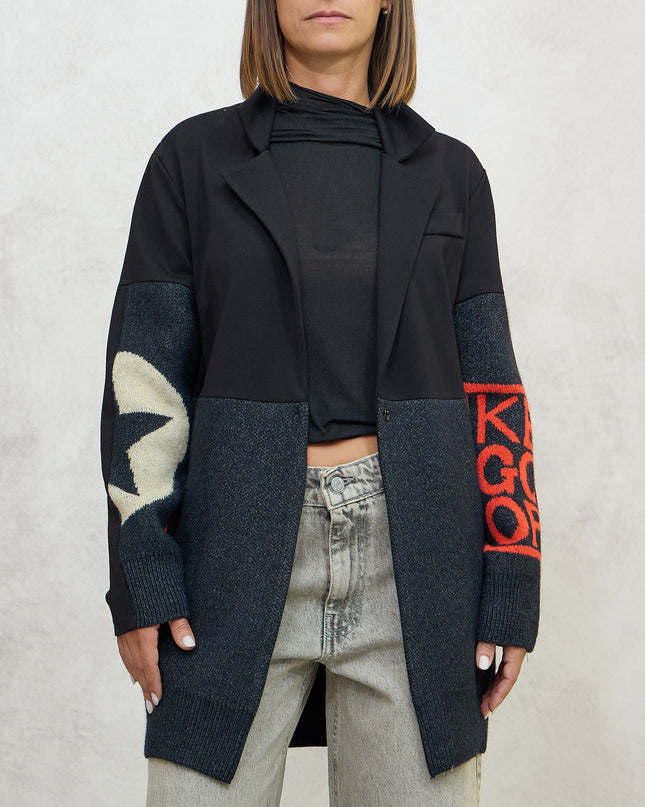 Parka in felpa e maglia HANDMADE