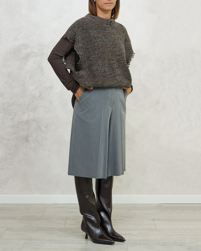 Bermuda sartoriale grigio - Akep