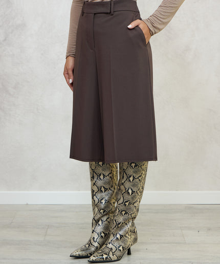Bermuda sartoriale marrone - Akep