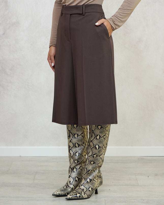 Bermuda sartoriale marrone - Akep