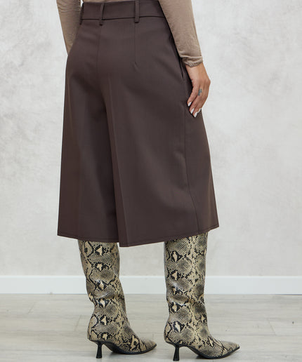 Bermuda sartoriale marrone - Akep