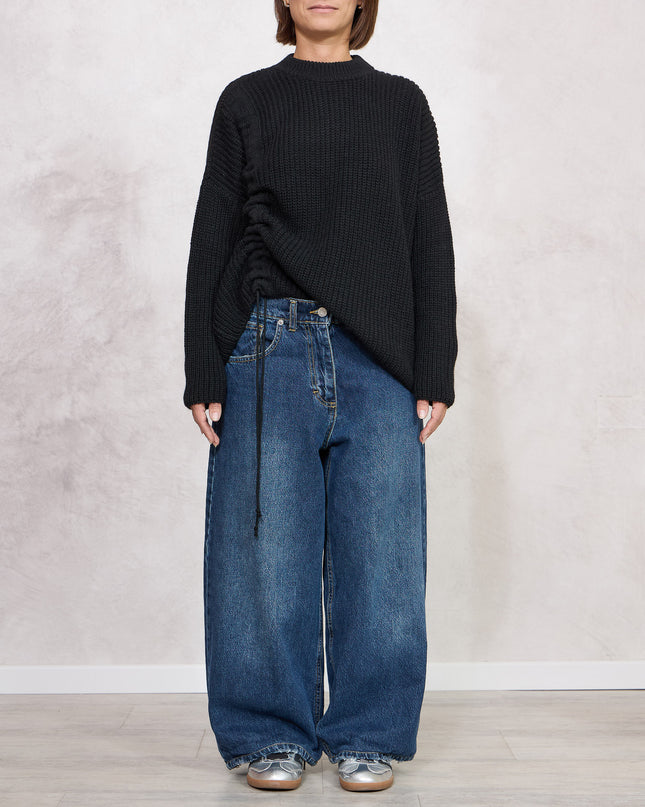 Pull con coulisse nero - Haveone