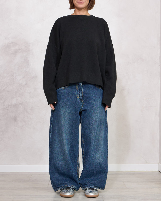 Pull modella felpa nero - Haveone