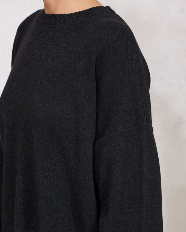Pull modella felpa nero - Haveone