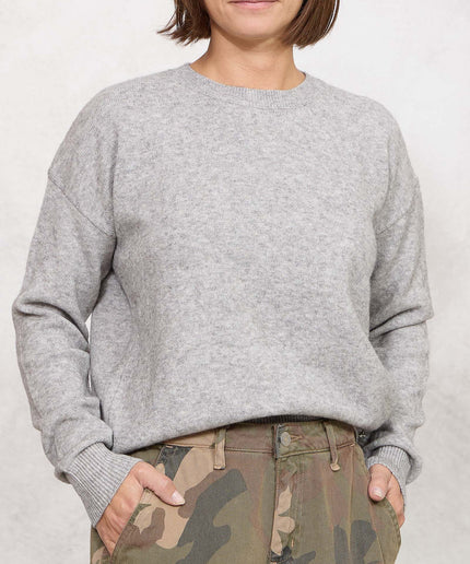 Pull girocollo grigio - White Whise