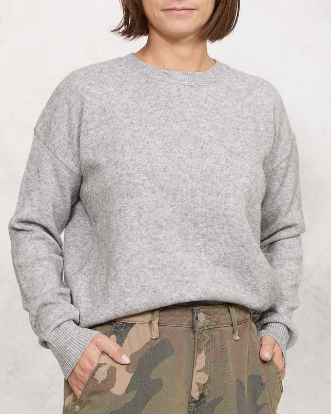 Pull girocollo grigio - White Whise
