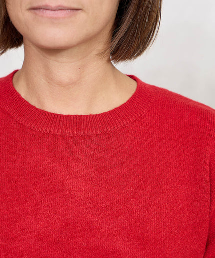 Pull girocollo rosso - White Whise