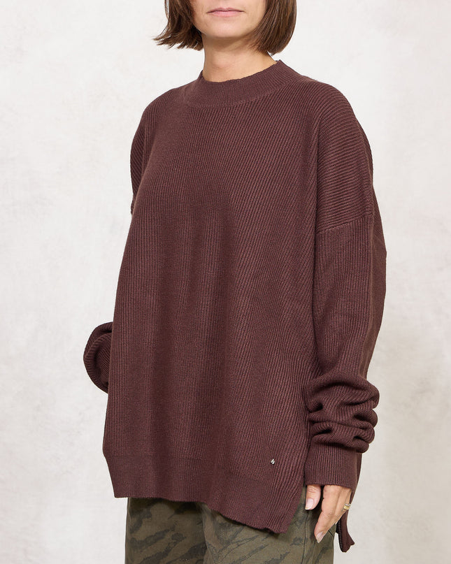 Pull costa inglese con zip moro  - White Whise