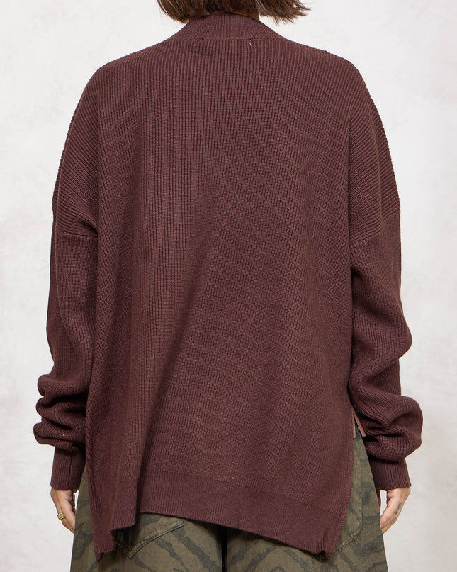 Pull costa inglese con zip moro  - White Whise