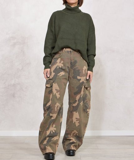 Pull collo alto costa inglese verde - White Whise