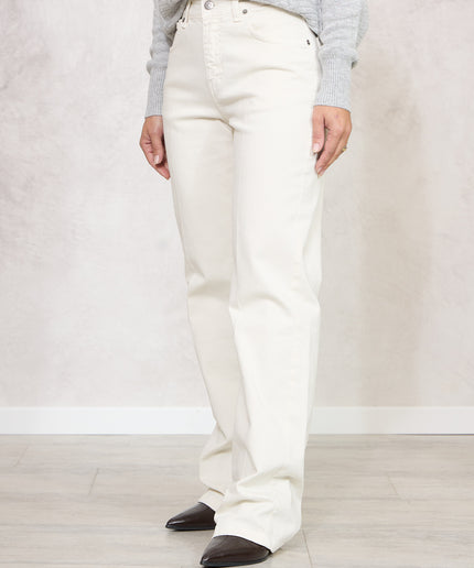 Pantalone sigaretta burro - White Whise
